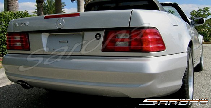 Custom Mercedes SL  Convertible Rear Bumper (1990 - 2002) - $590.00 (Part #MB-041-RB)
